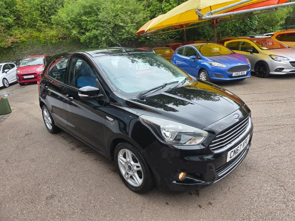 Ford KA+ Zetec Hatchback CN67VPC Black #4