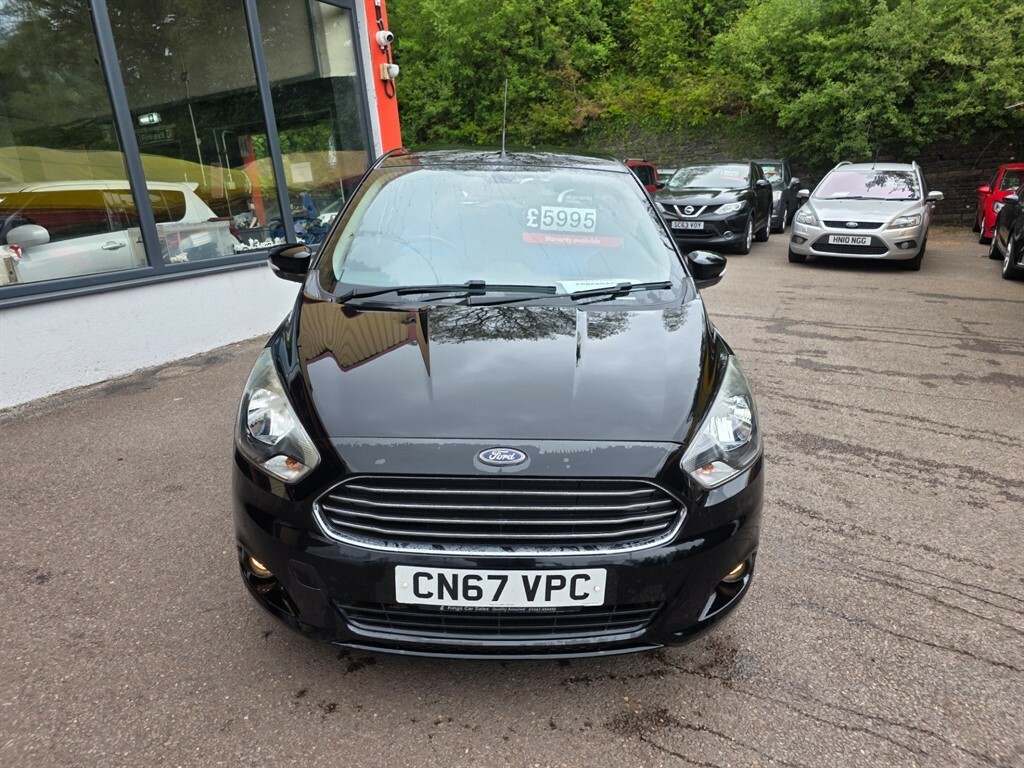 Ford KA+ Zetec Hatchback CN67VPC Black #5
