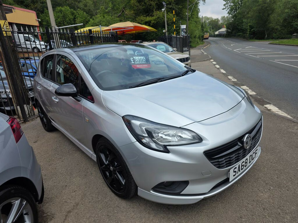 Vauxhall Corsa Sri Vx-line Nav Black Hatchback SA68DCF Silver #6