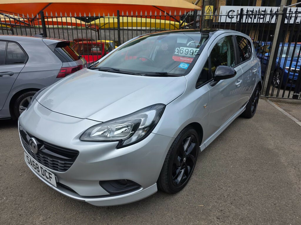 Vauxhall Corsa Sri Vx-line Nav Black Hatchback Silver