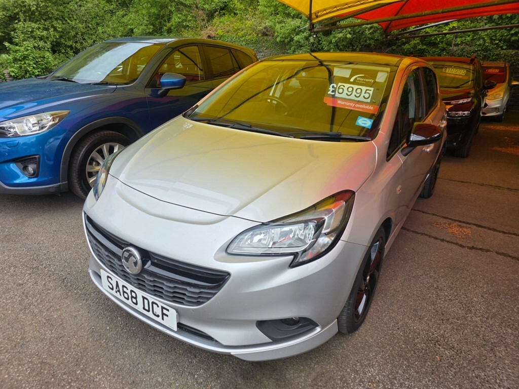 Vauxhall Corsa Sri Vx-line Nav Black Hatchback SA68DCF Silver #2