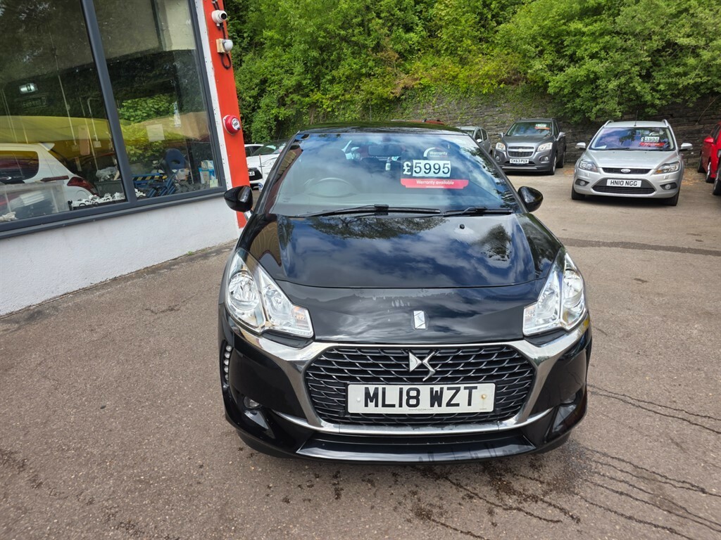 DS DS 3 1.2 Puretech 82 Connected Chic Hatchback Petro ML18WZT Black #2