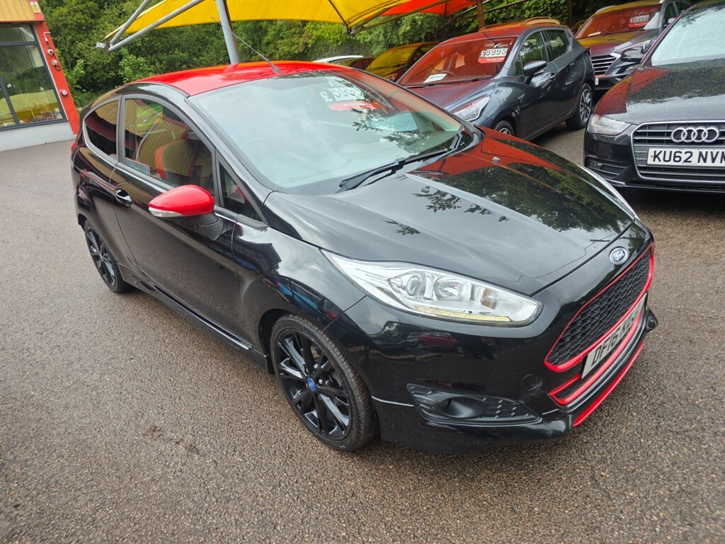 Ford Fiesta Zetec S Black Edition Hatchback DF16KLJ Black #3