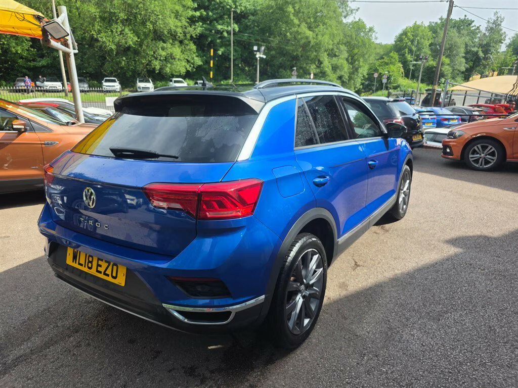 Volkswagen T-Roc Design Tsi Evo Hatchback WL18EZO Blue #4