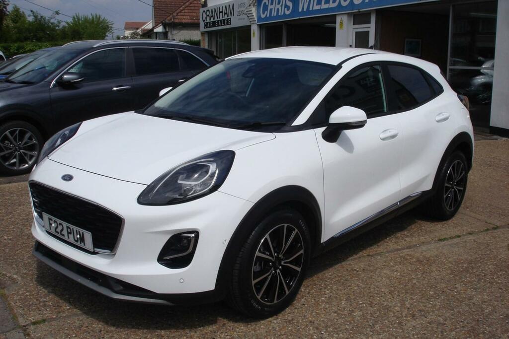 Ford Puma 1.0 Ecoboost Hybrid Mhev Titanium First Ed EX20YFJ White #2