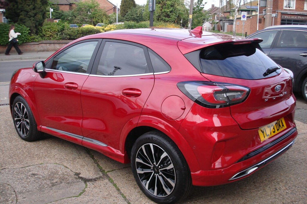 Ford Puma 1.0 Ecoboost Hybr Mhev 155 St-line Vignale Aut YL73DKA Red #3