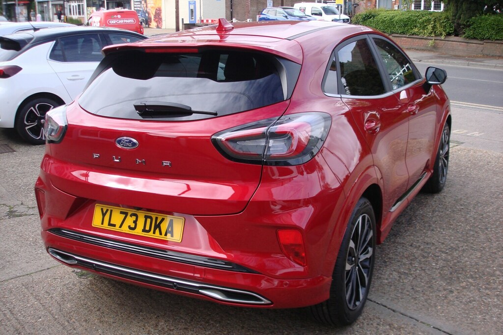 Ford Puma 1.0 Ecoboost Hybr Mhev 155 St-line Vignale Aut YL73DKA Red #5