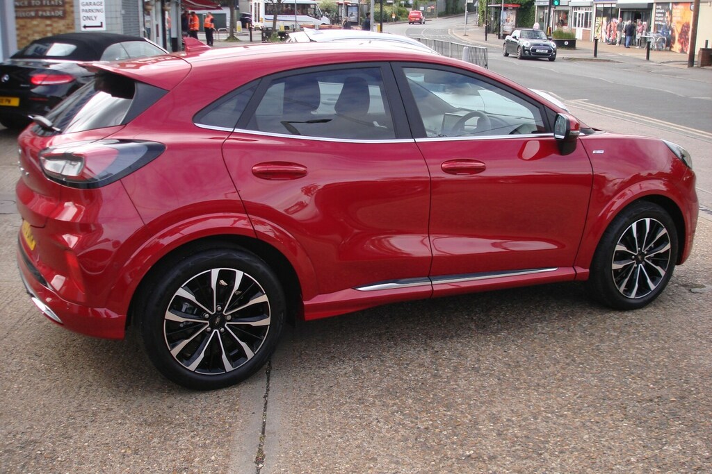 Ford Puma 1.0 Ecoboost Hybr Mhev 155 St-line Vignale Aut YL73DKA Red #6