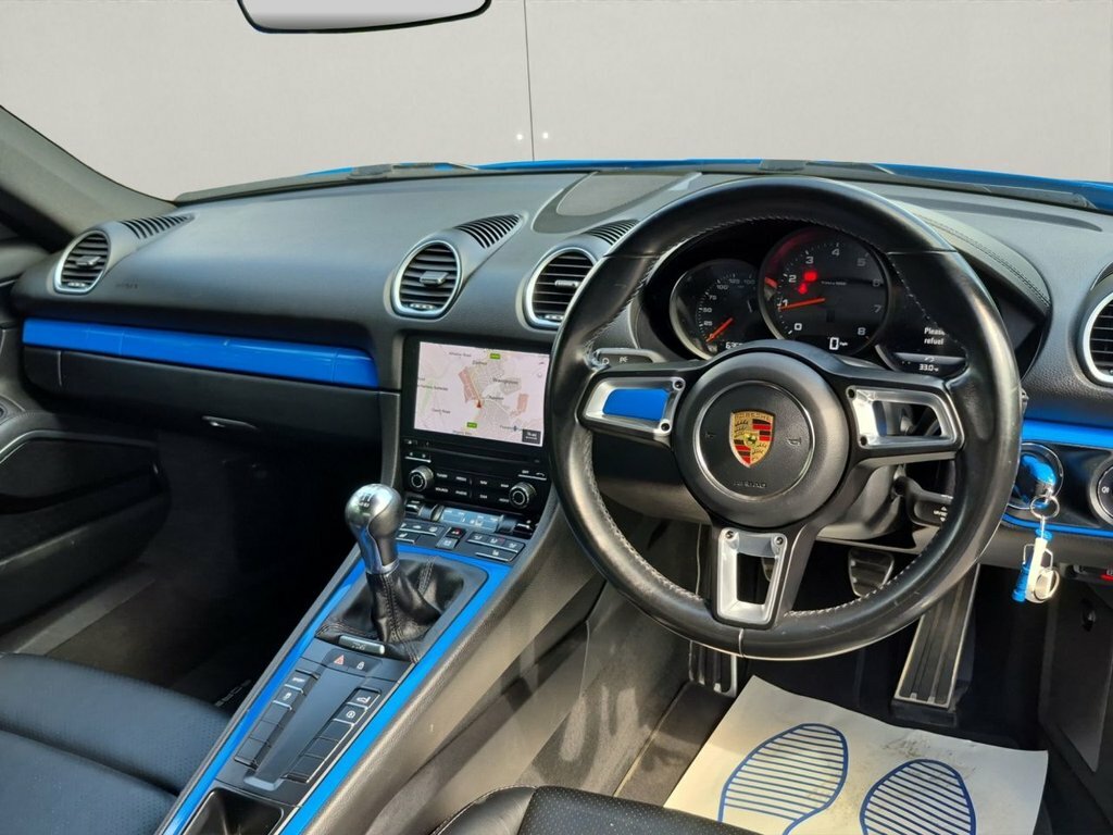 Porsche 718 Cayman Coupe Blue #4