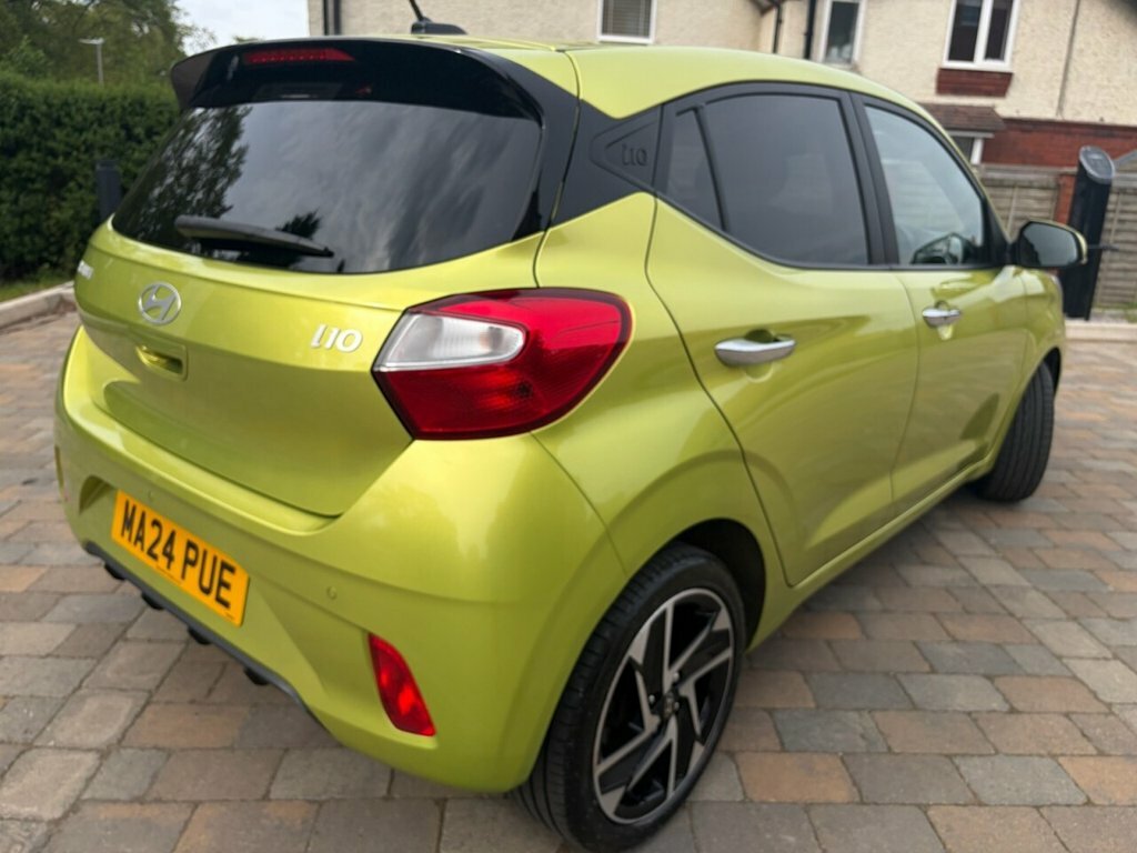 Hyundai I10 1L Premium MA24PUE Yellow #4