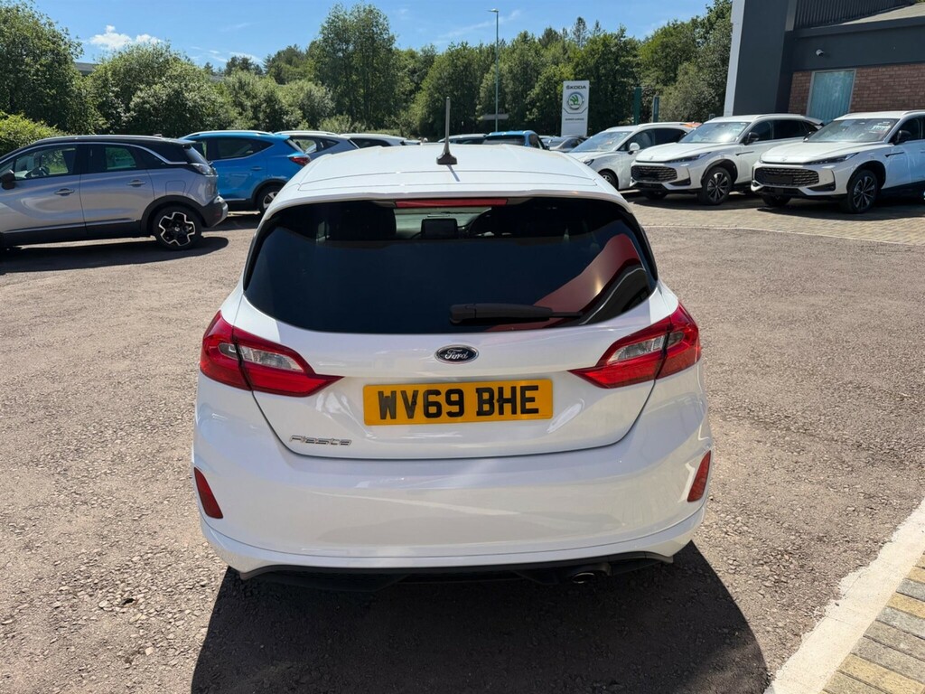 Ford Fiesta 1.0T Ecoboost St-line Euro 6 Ss WV69BHE White #6