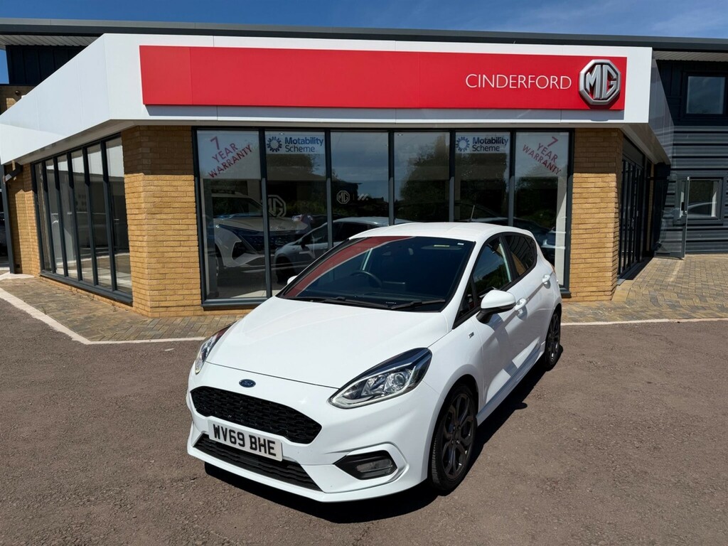 Ford Fiesta 1.0T Ecoboost St-line Euro 6 Ss White