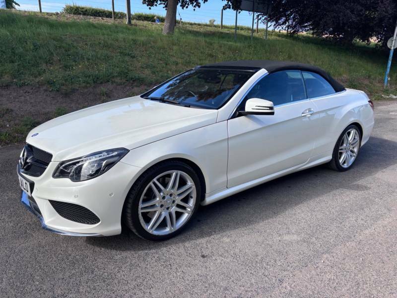 Mercedes-Benz E Class 3.5 E400 V6 Amg Line Edition Cabriolet G-tronic E White