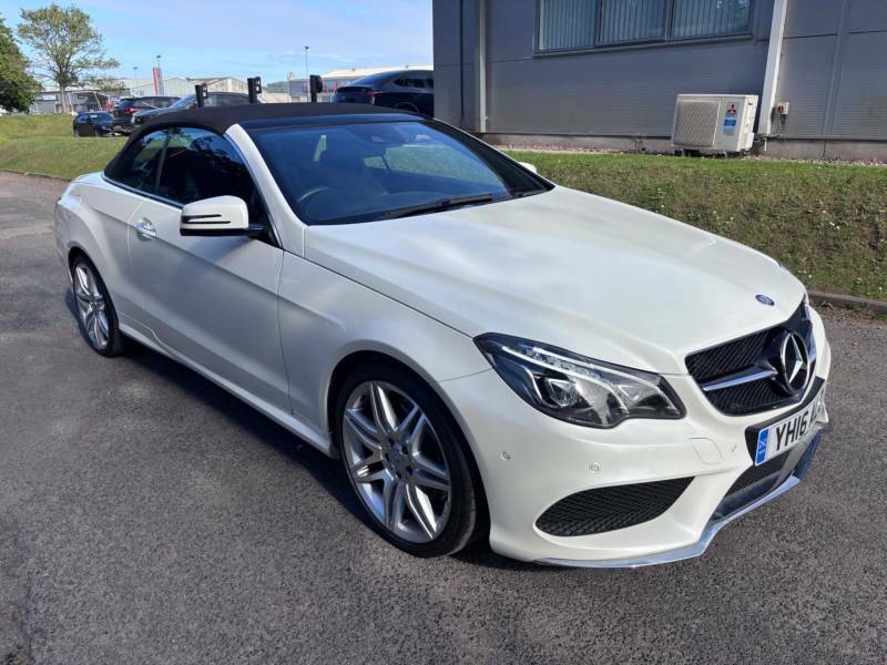 Mercedes-Benz E Class 3.5 E400 V6 Amg Line Edition Cabriolet G-tronic E White #3