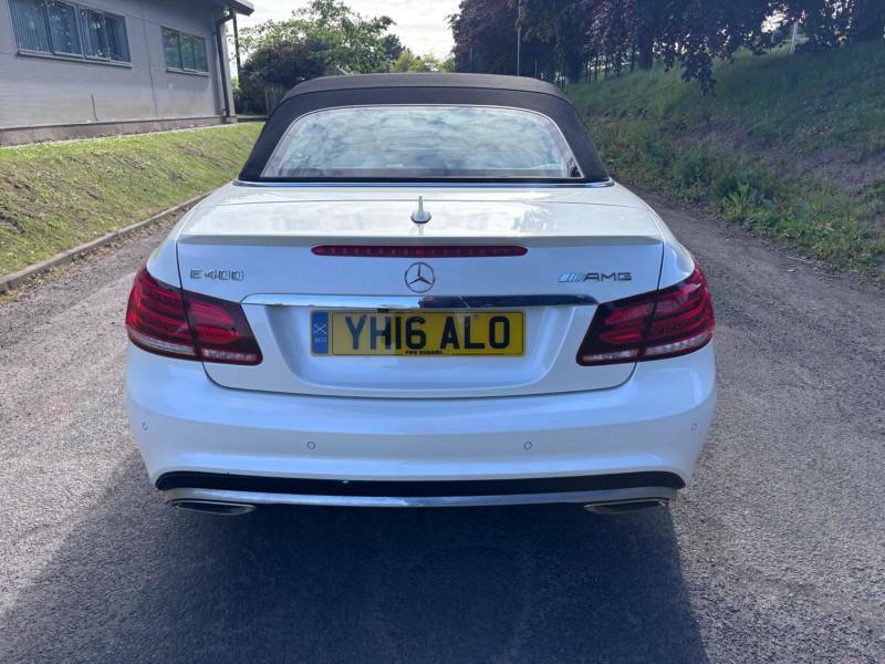 Mercedes-Benz E Class 3.5 E400 V6 Amg Line Edition Cabriolet G-tronic E White #4