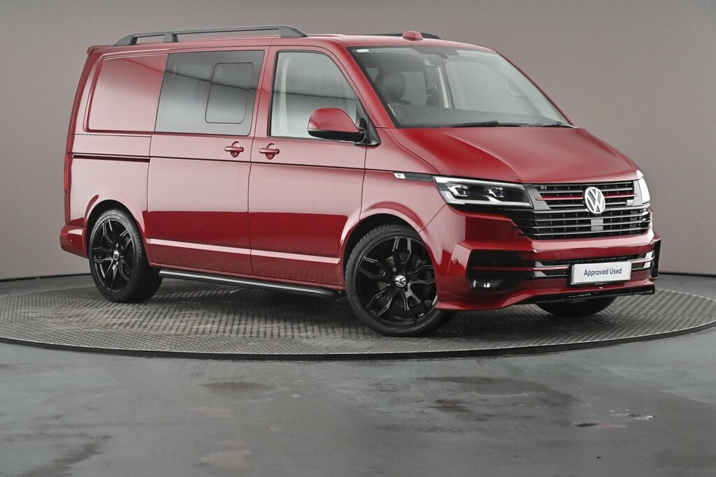 Volkswagen Transporter T32 Kombi Highline Swb 204 Ps 2.0 Tdi 7Sp Dsg 4Mot FY72AXJ Red #2