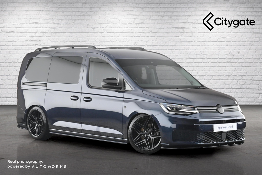 Volkswagen Caddy Maxi Life C20 Life Maxi 122 Ps 2.0 Tdi 7Sp Dsg Blue #2