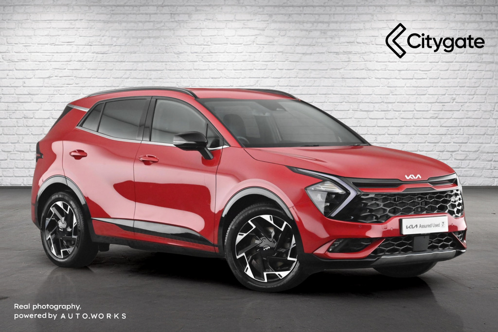 Kia Sportage 1.6 T-gdi Mhev Gt-line Suv Hybrid Dct E Red