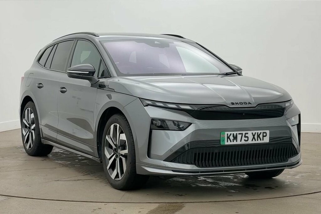 Skoda ENYAQ Sportline 85X 82 Kwh 286 Ps Single Speed 4X4 Grey
