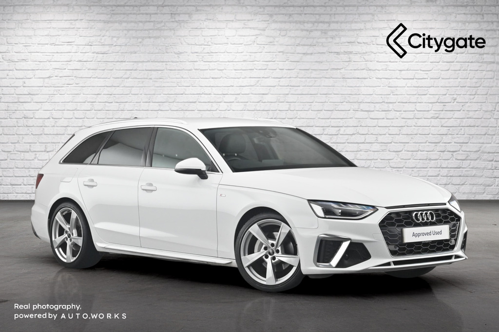 Audi A4 Avant S Line 40 Tfsi 204 Ps S Tronic White