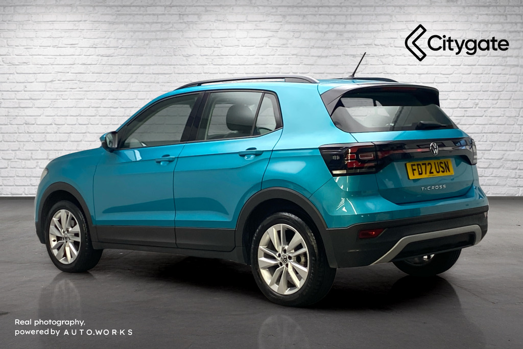 Volkswagen T-Cross Se 1.0 Tsi 110Ps 7-Speed Dsg FD72USN Blue #3