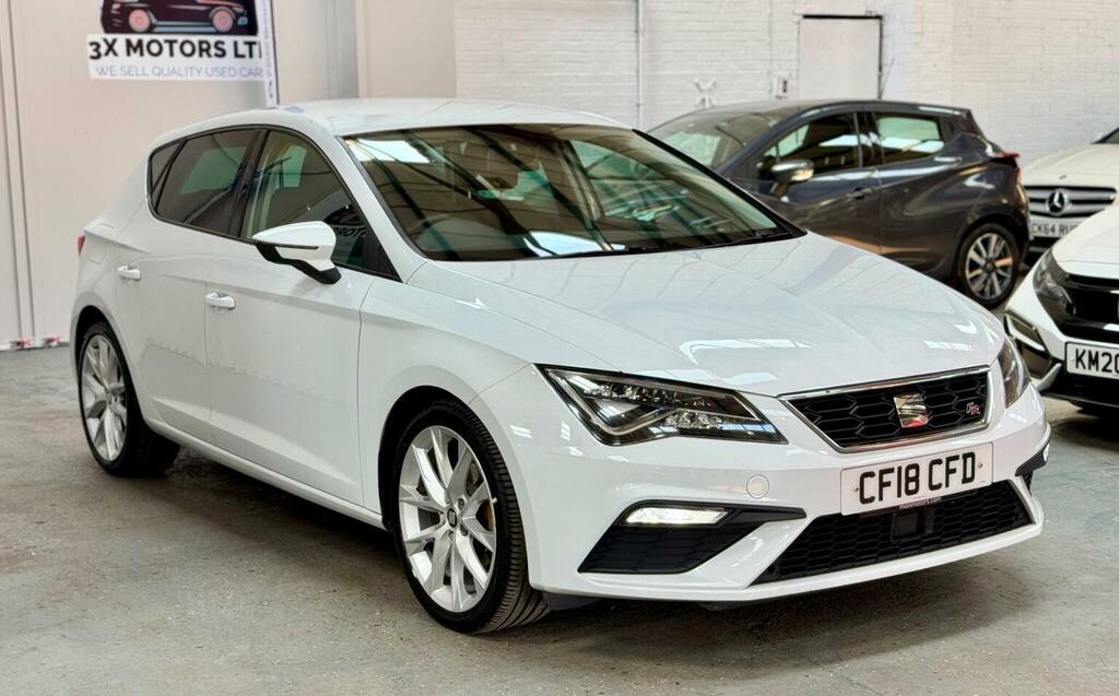 Seat Leon 1.4 Tsi Fr Technology Euro 6 Ss CF18CFD White #2