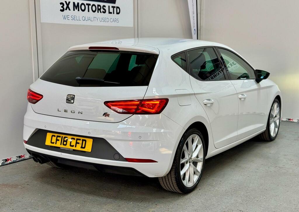 Seat Leon 1.4 Tsi Fr Technology Euro 6 Ss CF18CFD White #6