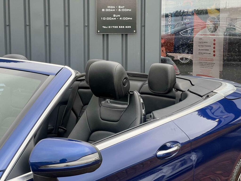Mercedes-Benz C Class 2.0 C200 Amg Line Cabriolet G-tronic Euro 6 Ss  Blue #3