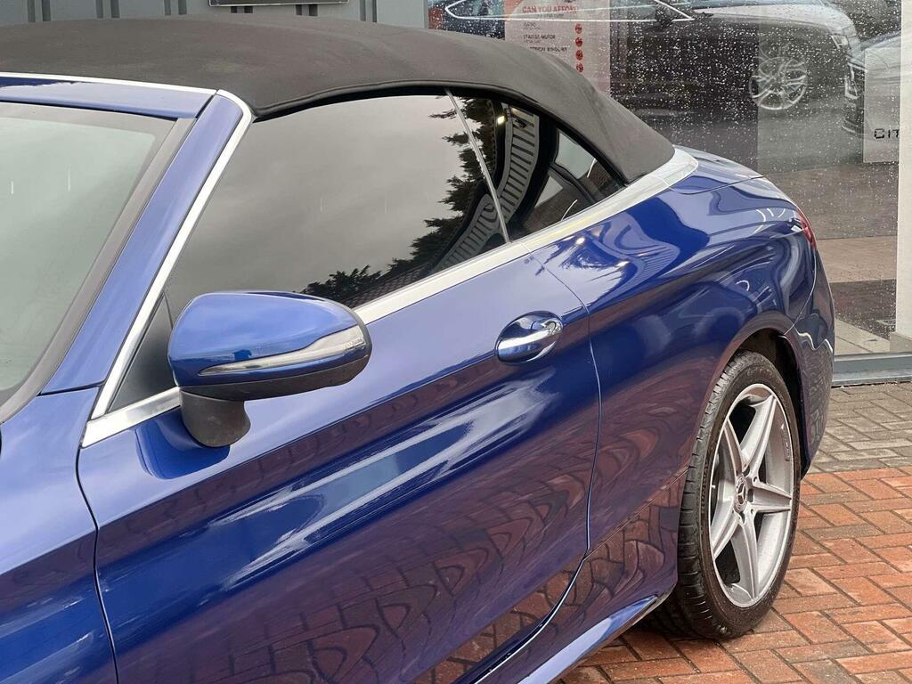 Mercedes-Benz C Class 2.0 C200 Amg Line Cabriolet G-tronic Euro 6 Ss  Blue #2
