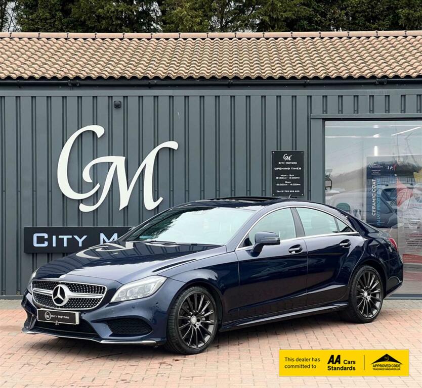 Mercedes-Benz CLS 3.0 Cls350 V6 Bluetec Amg Line Coupe G-tronic Eur Blue