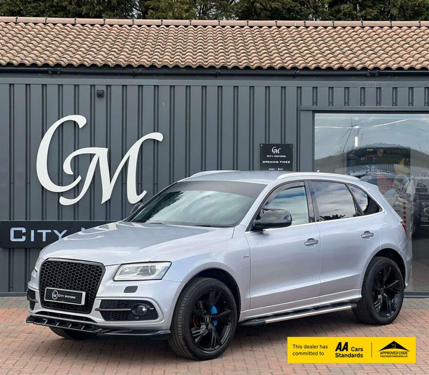 Audi Q5 2.0 Tdi S Line Plus Quattro Euro 6 Ss Silver