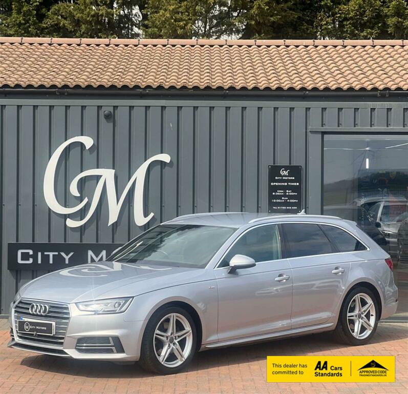Audi A4 Avant 2.0 Tdi S Line S Tronic Euro 6 Ss Silver