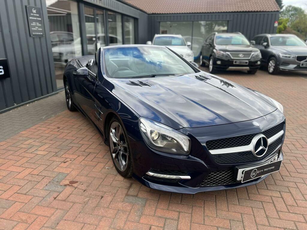 Mercedes-Benz SL Class 3.0 Sl400 Amg Sport G-tronic Euro 6 Ss Blue #4