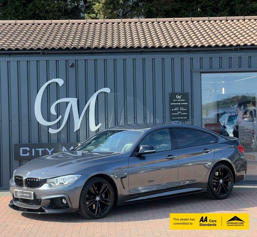 BMW 4 Series Gran Coupe 2.0 420D M Sport Xdrive Euro 6 Ss Grey