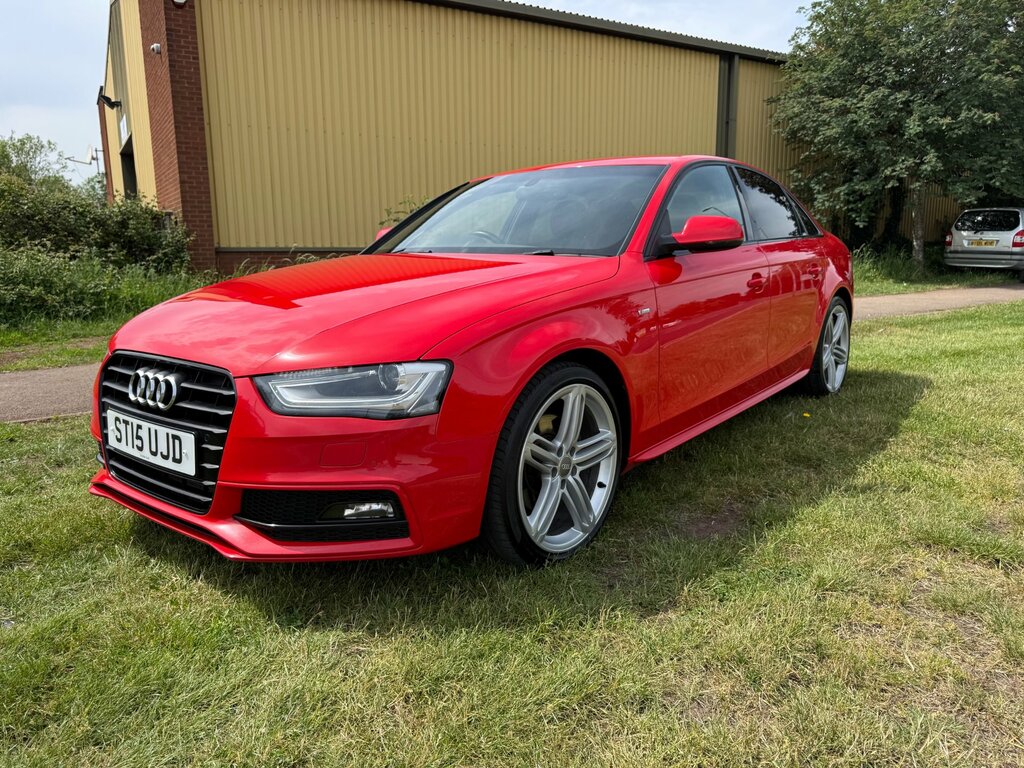 Audi A4 2.0 Tdi Black Edition Saloon Eur Red