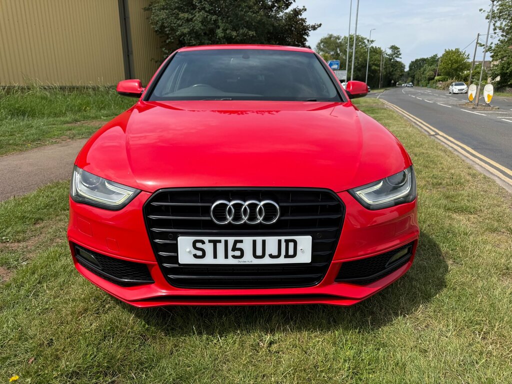 Audi A4 2.0 Tdi Black Edition Saloon Eur ST15UJD Red #6