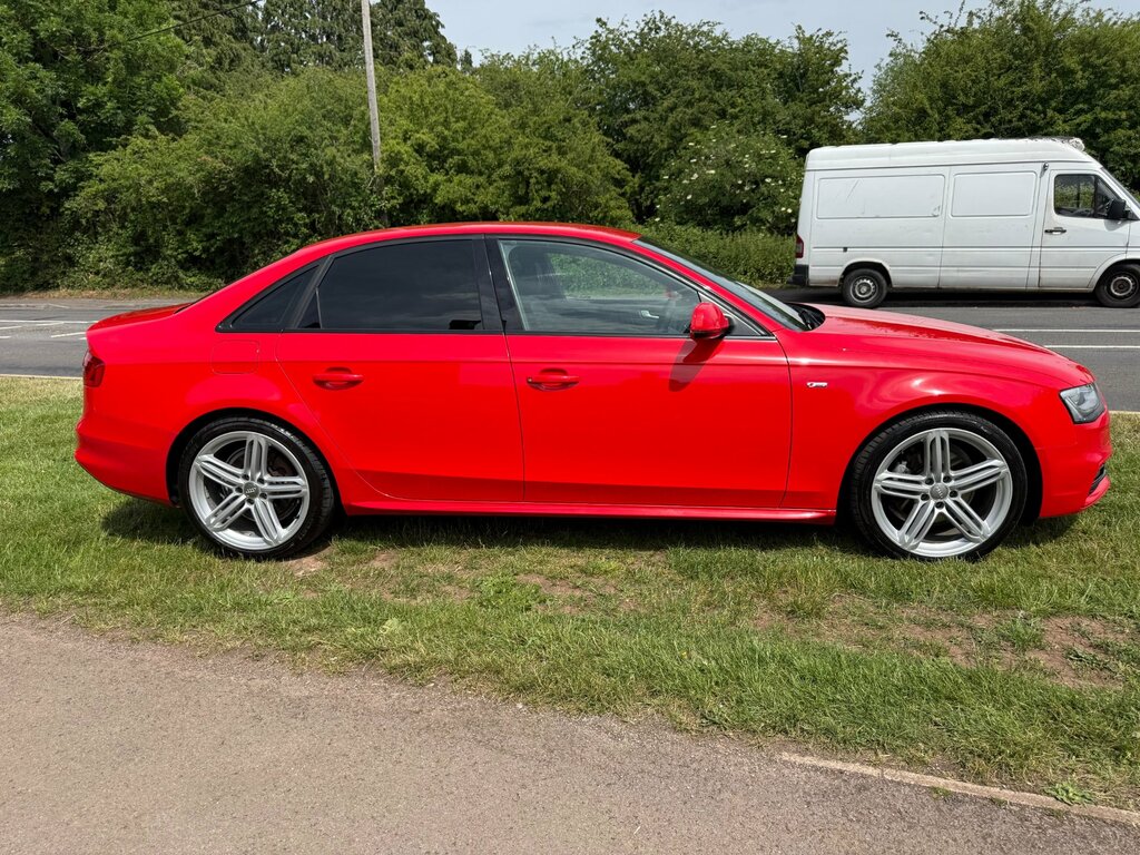 Audi A4 2.0 Tdi Black Edition Saloon Eur ST15UJD Red #3