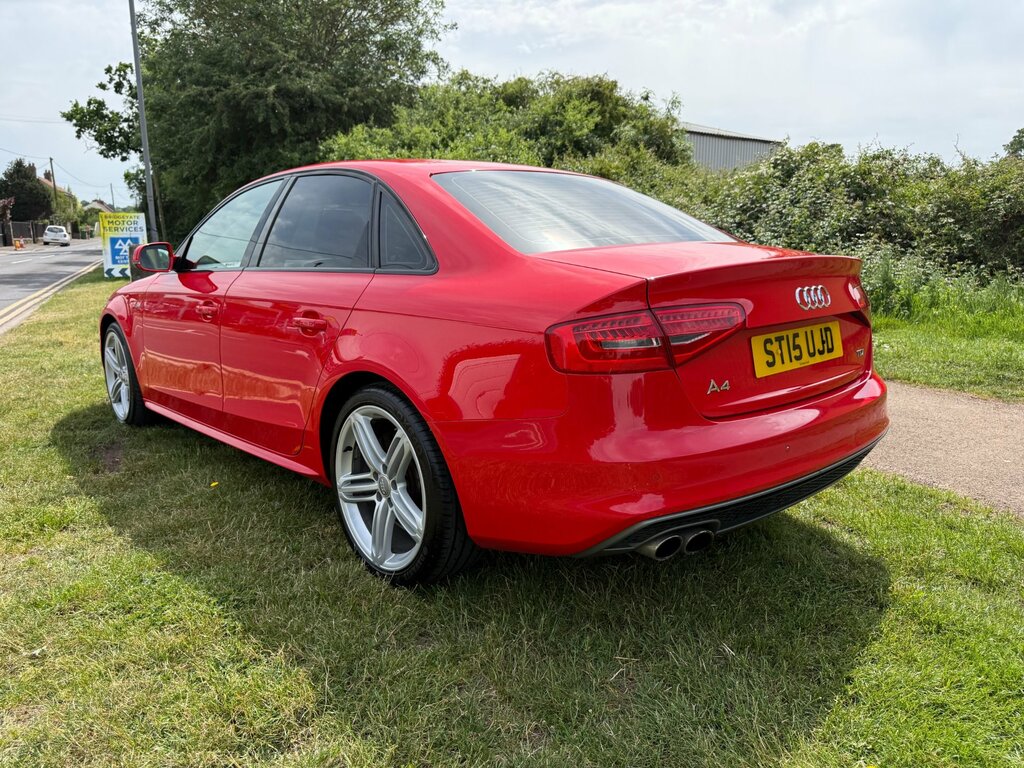 Audi A4 2.0 Tdi Black Edition Saloon Eur ST15UJD Red #5