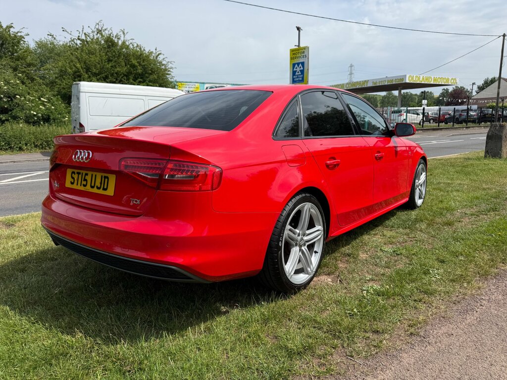 Audi A4 2.0 Tdi Black Edition Saloon Eur ST15UJD Red #2