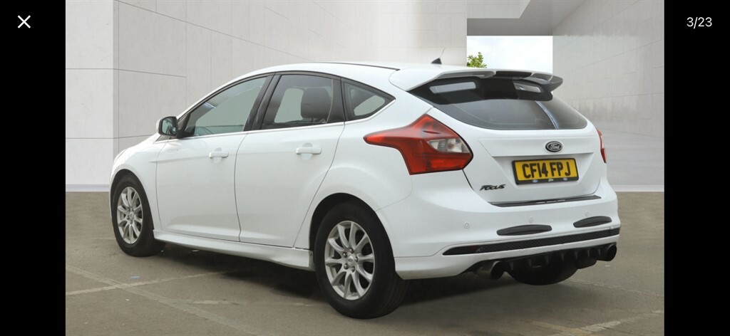 Ford Focus Titanium Navigator Tdci CF14FPJ White #2