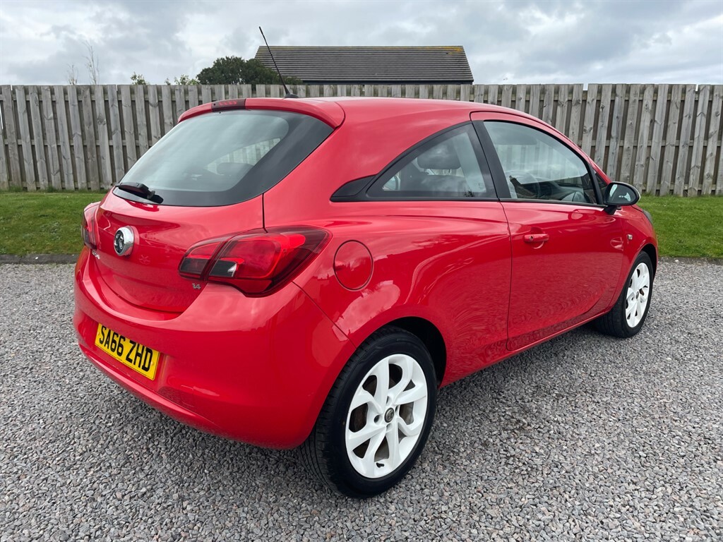 Vauxhall Corsa Hatchback SA66ZHD Red #3