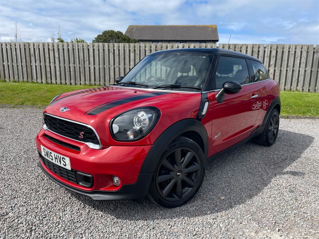 Mini Paceman Coupe Red