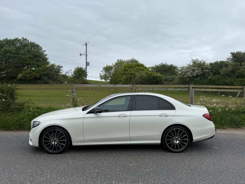 Mercedes-Benz E Class E350d Amg Line Night Edition Premium Plus 9G-t White #3