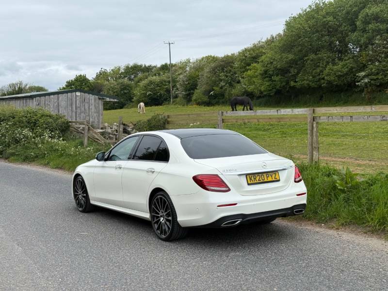 Mercedes-Benz E Class E350d Amg Line Night Edition Premium Plus 9G-t White #5