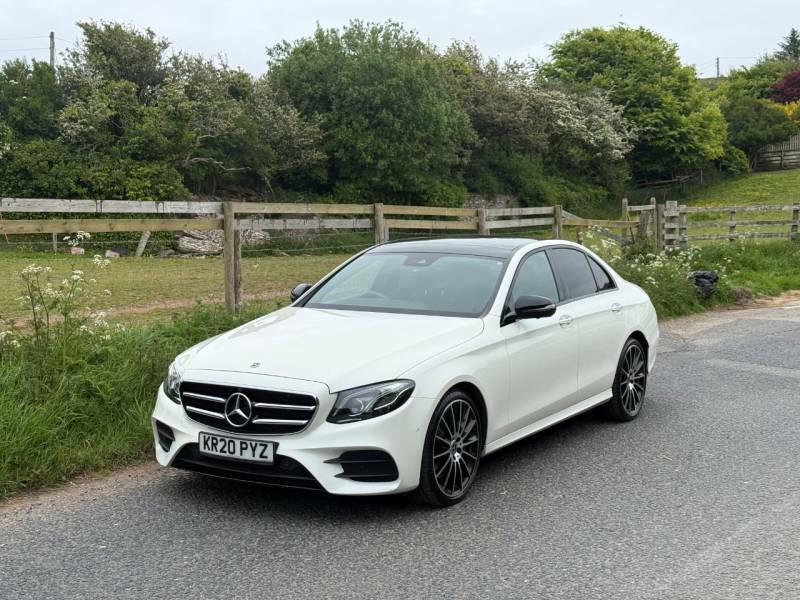Mercedes-Benz E Class E350d Amg Line Night Edition Premium Plus 9G-t White