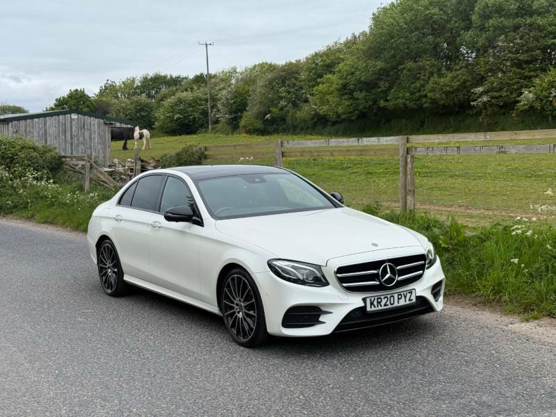 Mercedes-Benz E Class E350d Amg Line Night Edition Premium Plus 9G-t White #6
