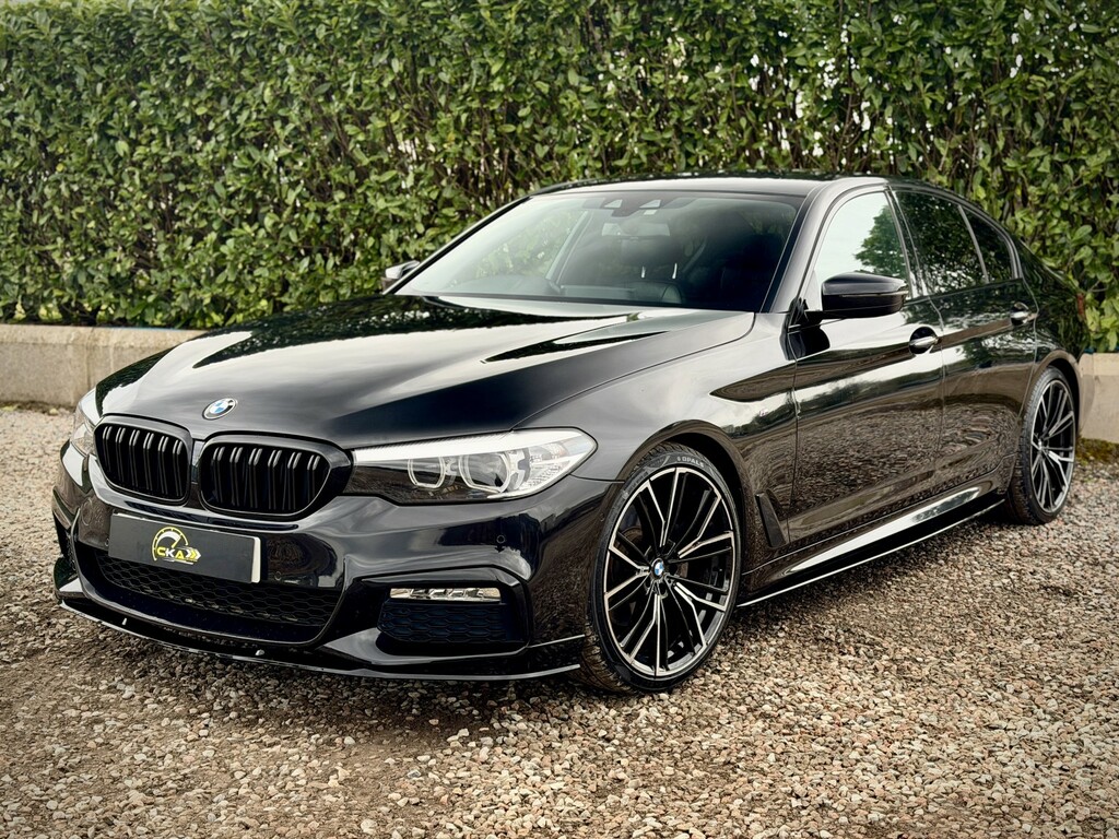 BMW 5 Series 2.0 520D M Sport Saloon 2017 YY17UZH Black #3