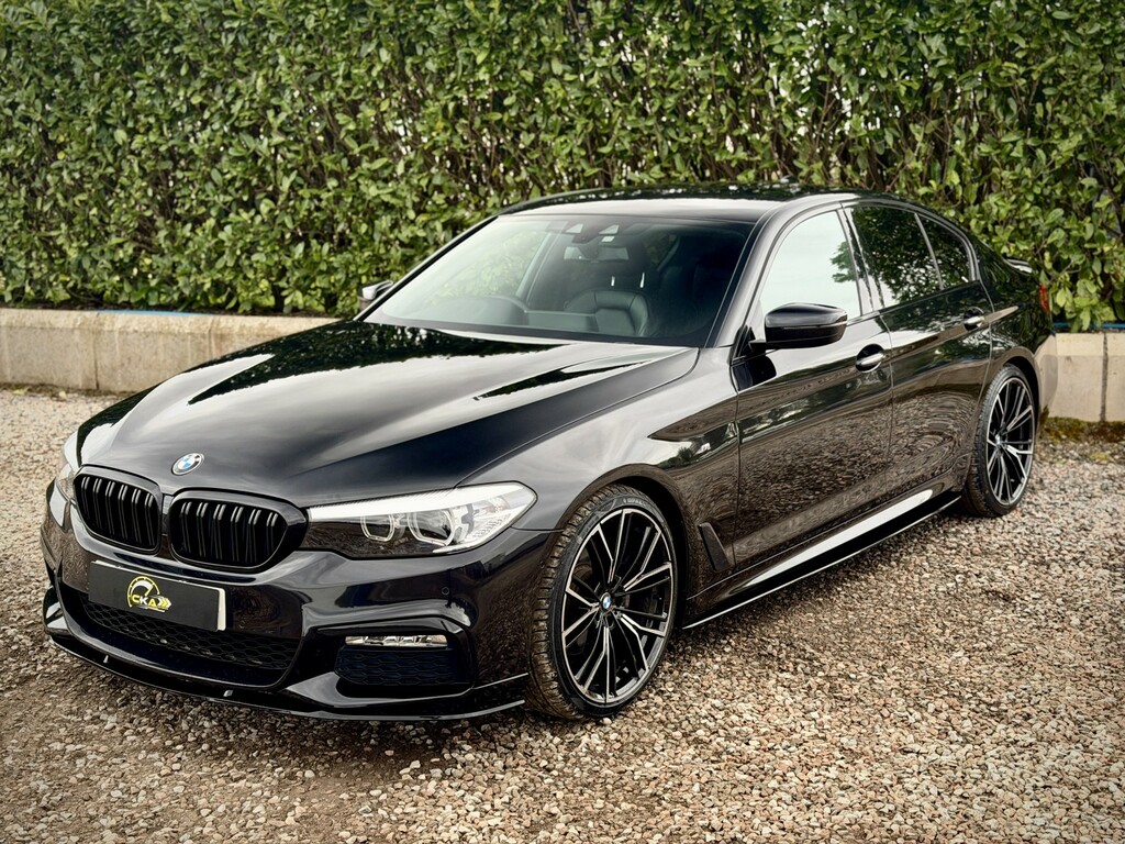 BMW 5 Series 2.0 520D M Sport Saloon 2017 YY17UZH Black #4