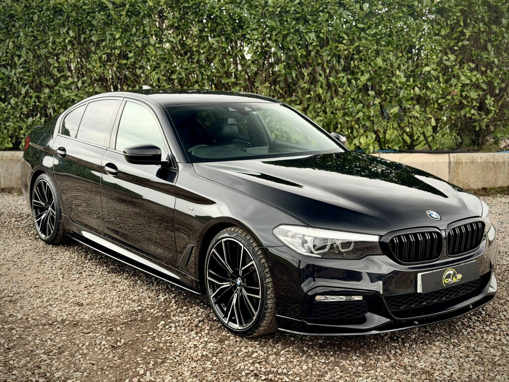 BMW 5 Series 2.0 520D M Sport Saloon 2017 YY17UZH Black #2