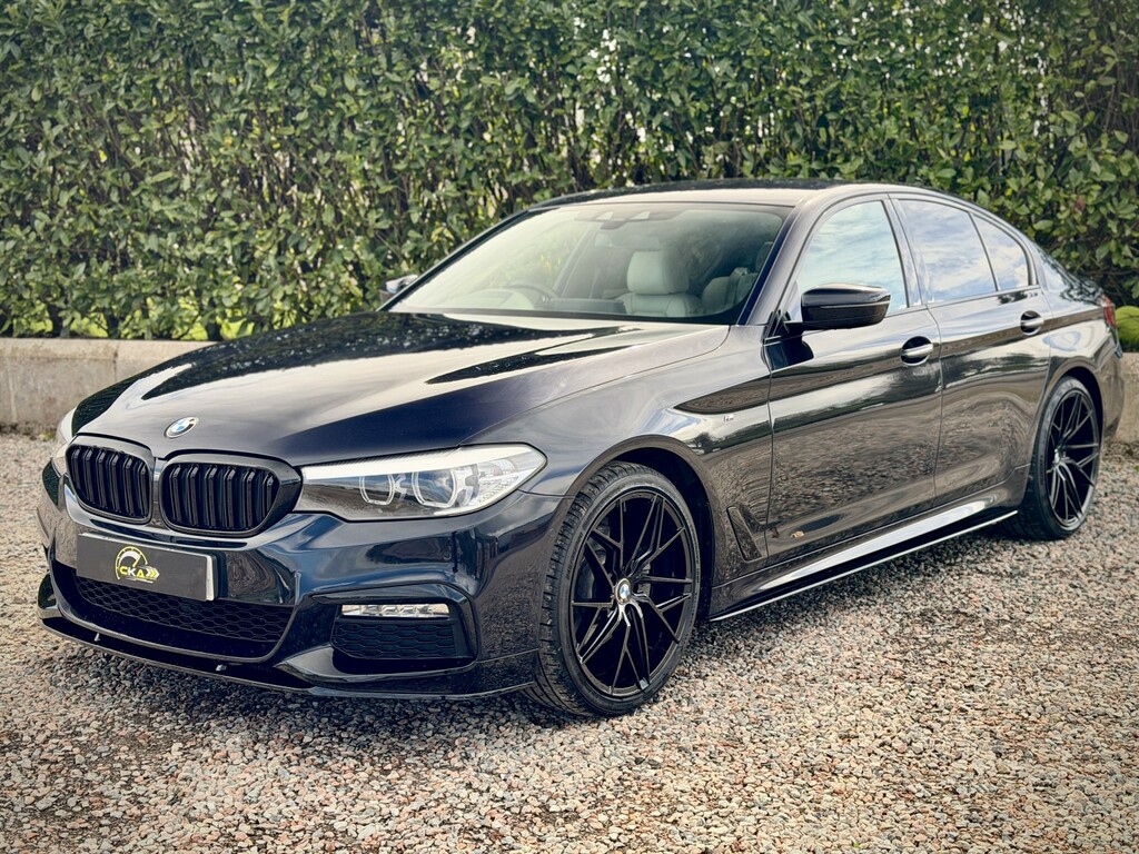 BMW 5 Series 2.0 520D M Sport Saloon 2017 LV67XWO Black #4